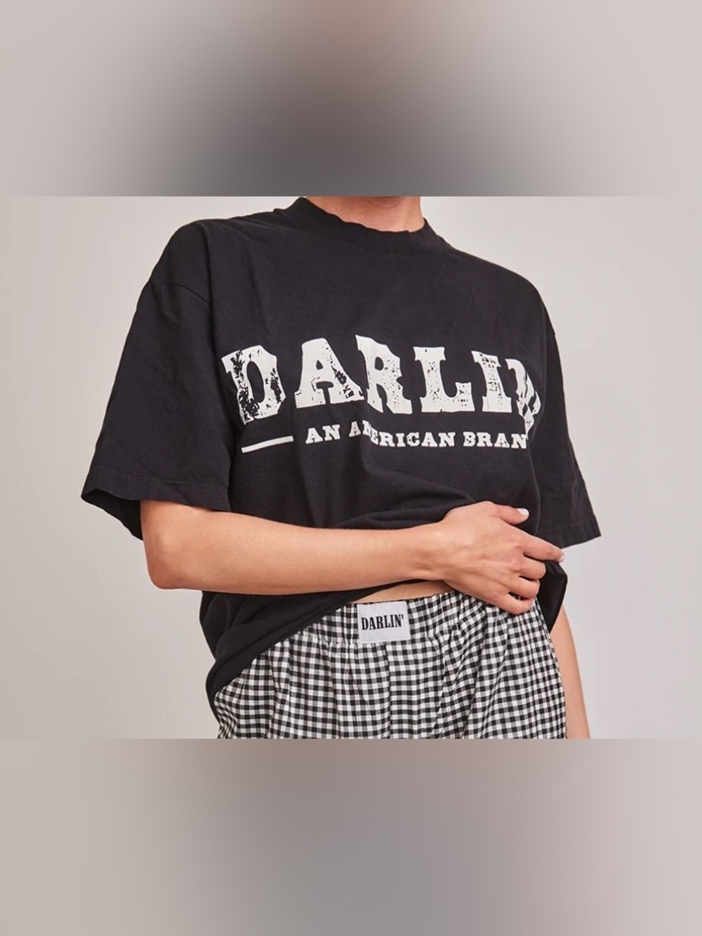 Darlin’ American Brand Short Sleeve Black SZ Small
